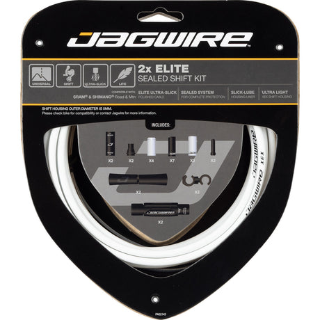 Schaltzugset Road & Mountain Elite Sealed 2x - weiß