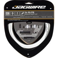 Schaltzugset Road & Mountain Elite Sealed 2x - weiß