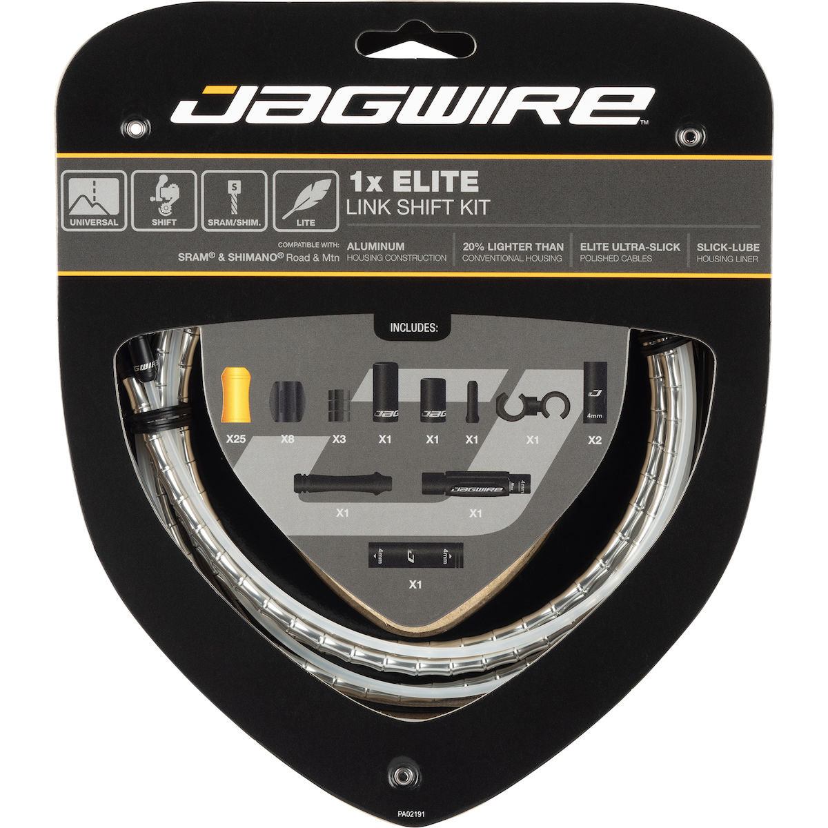 Schaltzugset Road & Mountain Elite Link 1x - silber