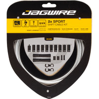 Set di cavi del cambio Road & Mountain Sport 2x - argento sterling