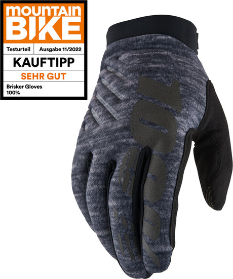Brisker Gloves Heather Grey grau