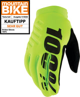 Brisker Gloves Fluo Yellow/Black gelb