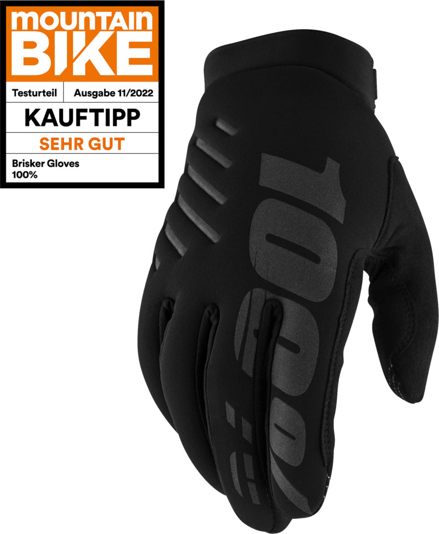 Brisker Gloves Black schwarz