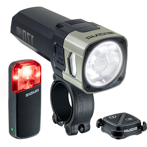 Akku-Beleuchtungsset AURA 170 HB & RECO 80 LINK - schwarz