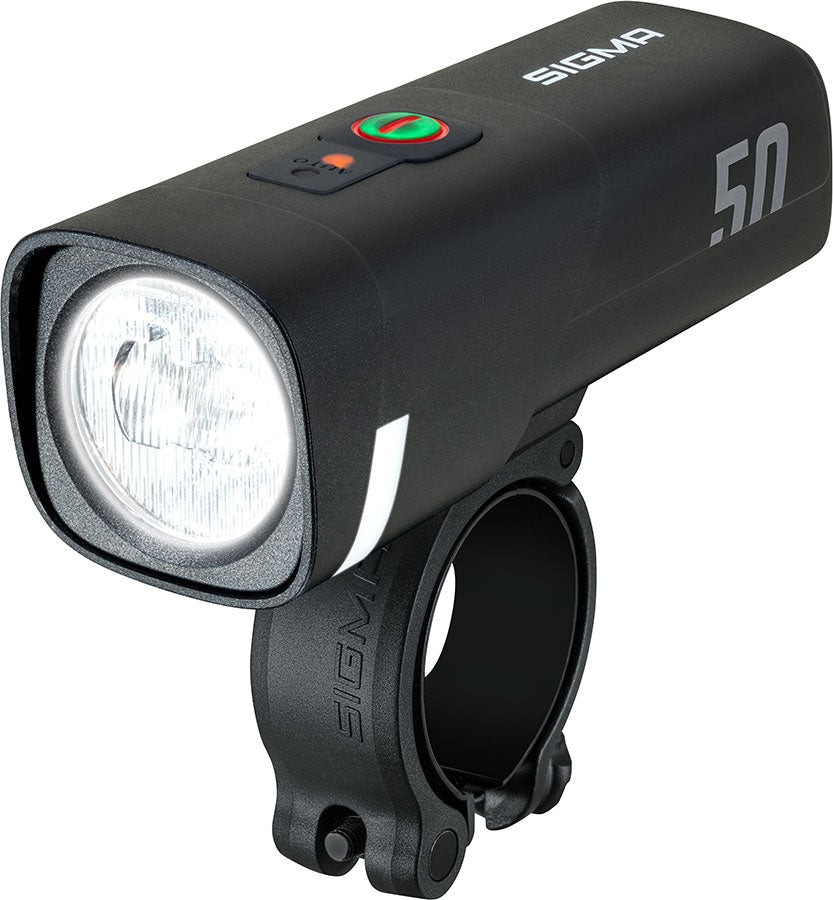 Sigma Sport Fahrradlicht-Set Fahrradlicht Set Set AURA 50 USB-C Akku-Scheinwerfer, 50 lx