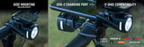 E-Bike Scheinwerfer EOX FL 150 - schwarz