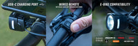 E-Bike Scheinwerfer EOX FL 170 HB - schwarz