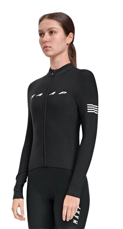 Women's Evade Thermal LS Jersey 2.0 - Black