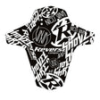 Nico Vink Stickerbomb Mudfender - schwarz/weiss