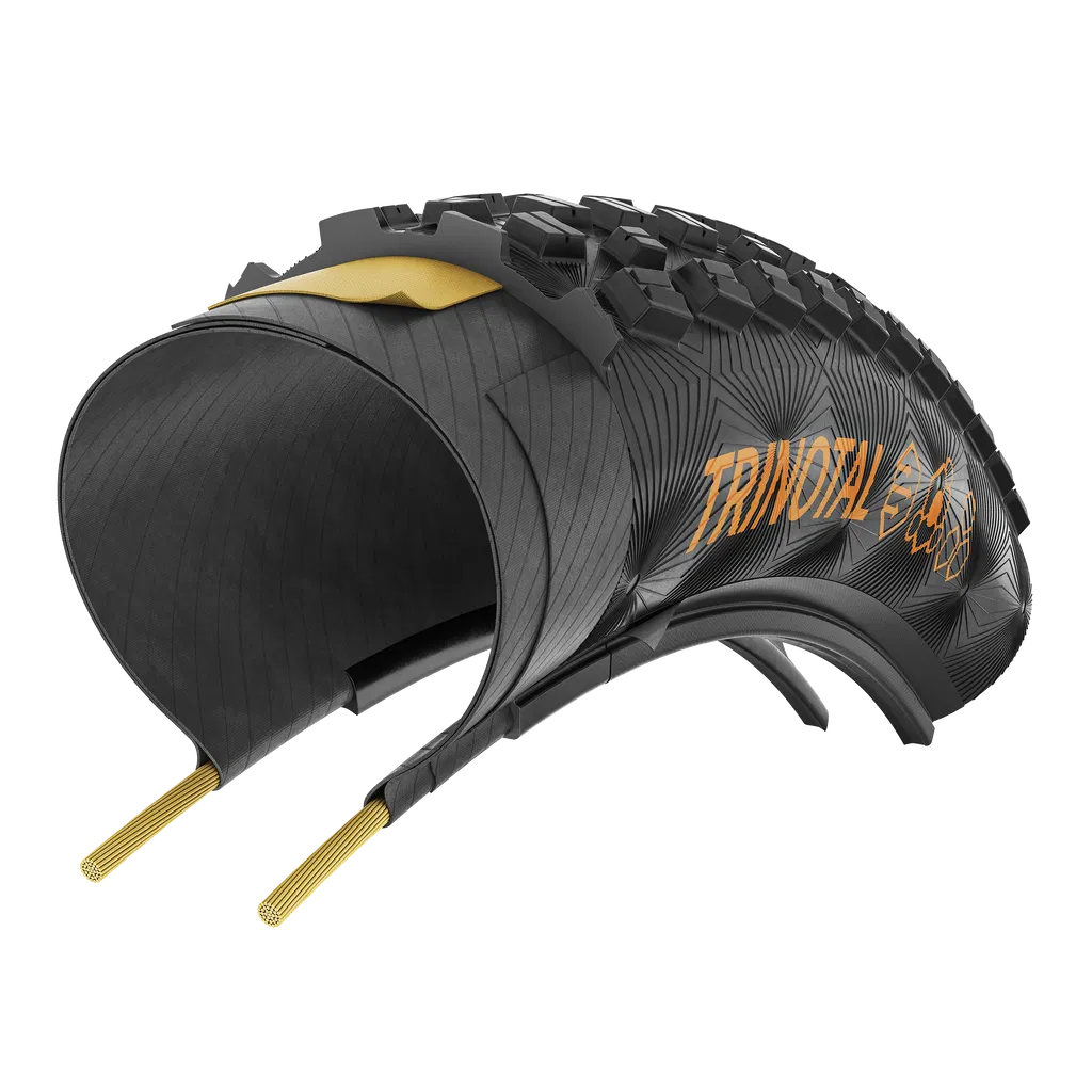 Trinotal Race, Grip Comp, neumático plegable TLR de 29" - negro 