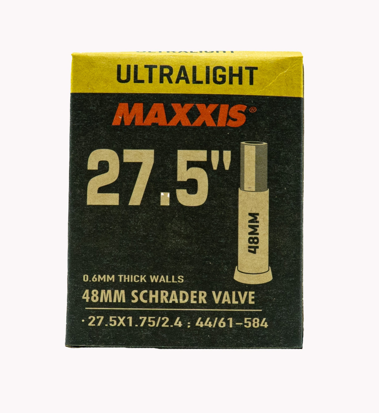 Ultralight Schlauch 27,5 x 1.75/2.4 AV Ventil 48 mm