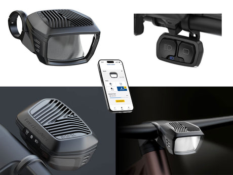 E-Bike-Scheinwerfer BRIQ-XL E Bluetooth - schwarz