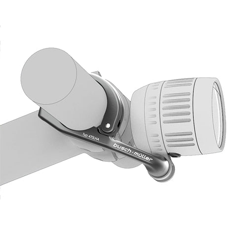 Lampenhalter 25,4 - 31,8 mm - schwarz