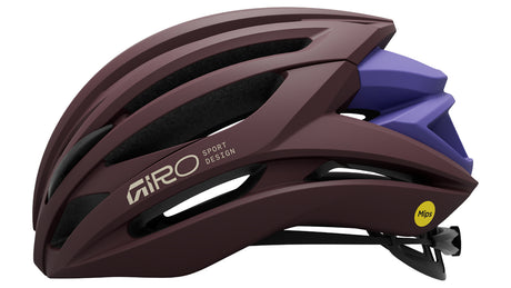 Syntax Mips Fahrradhelm - matte dark maroon