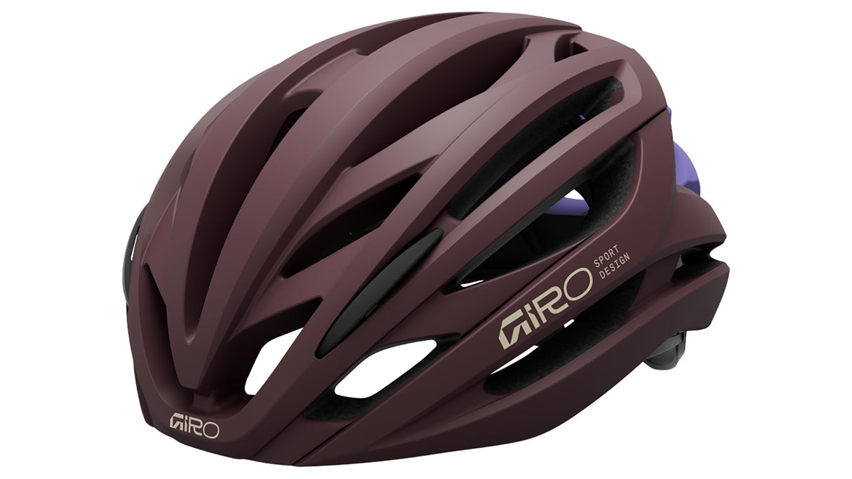 Syntax Mips Fahrradhelm - matte dark maroon