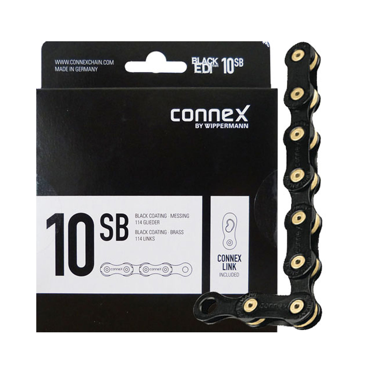 Catena KMC X10EL Ti-N 10 velocità 114 maglie Oro Catena KMC X10EL Ti-N 10 velocità 114 maglie Oro