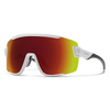 Wildcat - White + ChromaPop Red Mirror Lens 