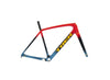 Rahmenset Boone Disc F/S Radioactive Red to Navy to Teal Fade