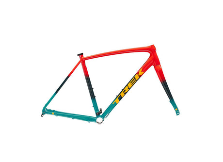 Rahmenset Crockett Disc F/S Radioactive Red to Navy to Teal Fade
