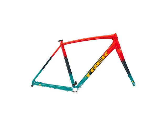 Rahmenset Crockett Disc F/S Radioactive Red to Navy to Teal Fade