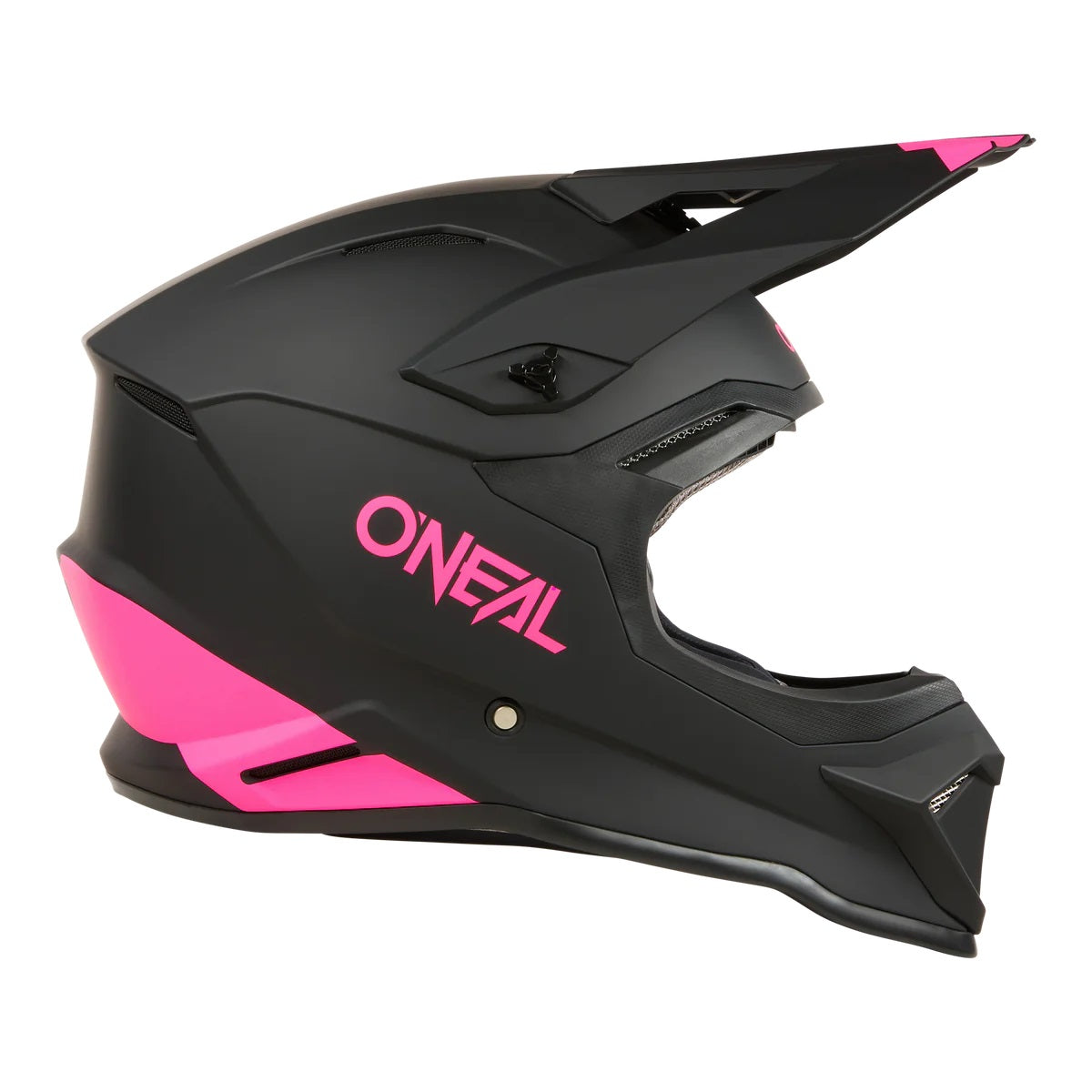 1SRS Helm SOLID black/pink