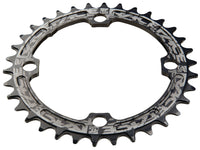 Chainring Narrow-Wide - 4 Bolt - 104mm - black 