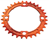 Kettenblatt Narrow-Wide- 4 Bolt - 104mm - orange
