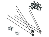 Set di supporti Bluemels 3.0 V2A verniciato a polvere nera