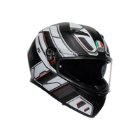 K3 E2206, Integralhelm - Rivia Matt Black/White