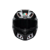 K3 E2206, Integralhelm - Rivia Matt Black/White