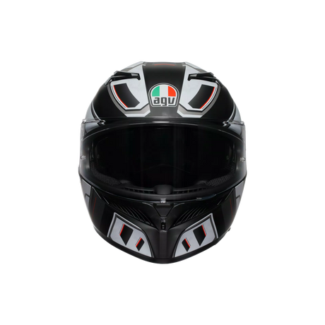 K3 E2206, Integralhelm - Rivia Matt Black/White