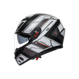 K3 E2206, Integralhelm - Rivia Matt Black/White