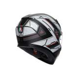 K3 E2206, Integralhelm - Rivia Matt Black/White