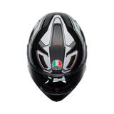 K3 E2206, Integralhelm - Rivia Matt Black/White