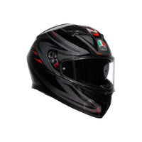 K3 E2206, Integralhelm - Syth Black/Red