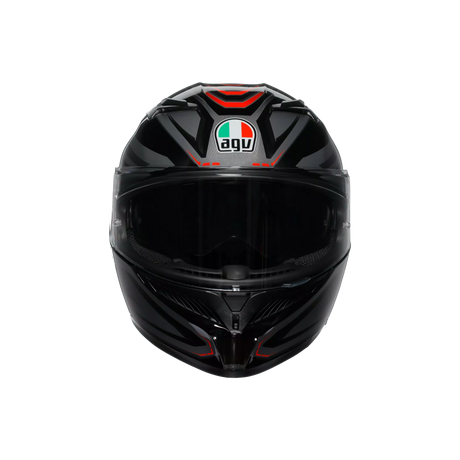 K3 E2206, Integralhelm - Syth Black/Red