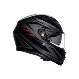 K3 E2206, Integralhelm - Syth Black/Red