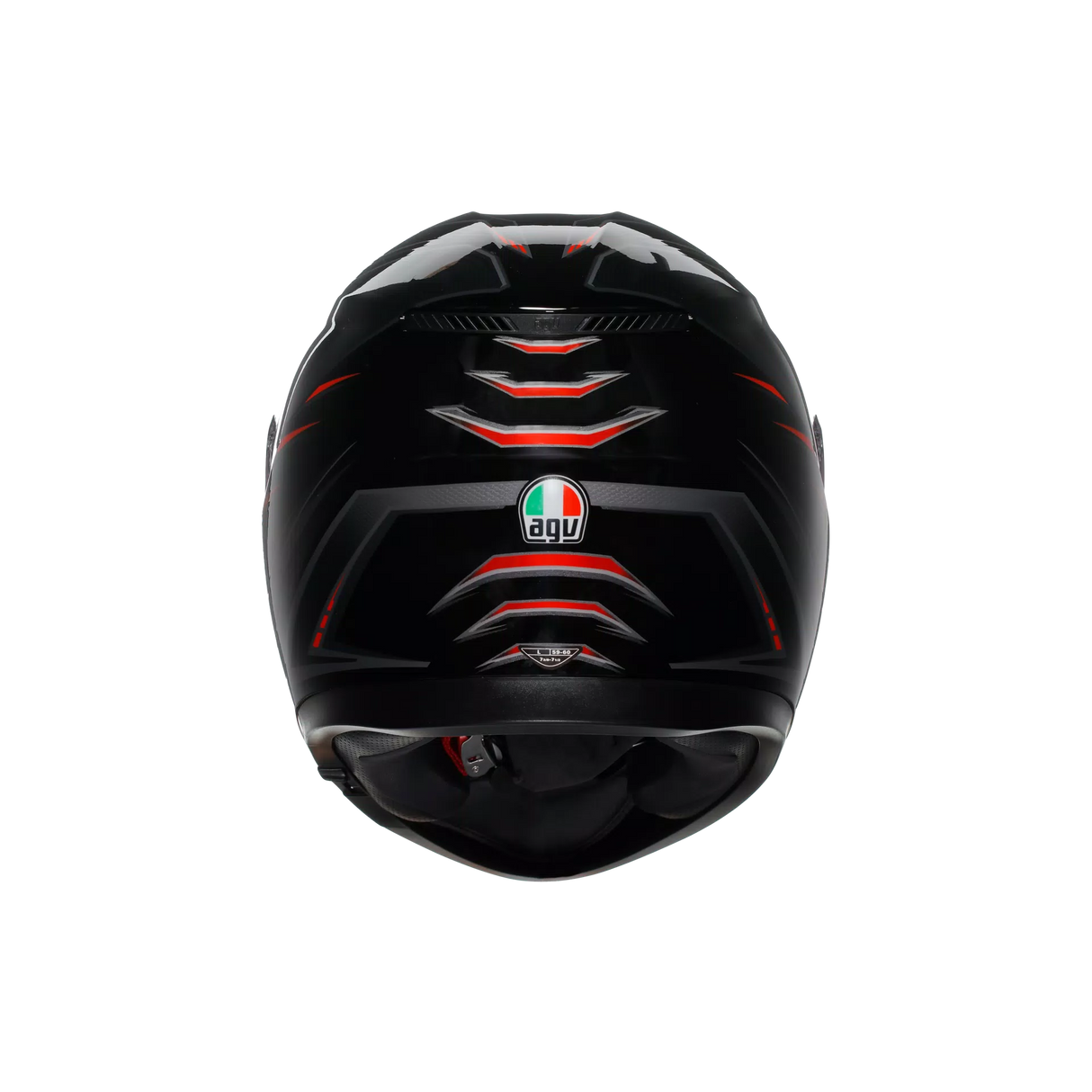 K3 E2206, Integralhelm - Syth Black/Red
