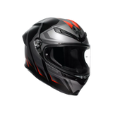K6 S E2206, Integralhelm - Karve Matt Black/Grey/Red