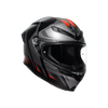 K6 S E2206, Integralhelm - Karve Matt Black/Grey/Red