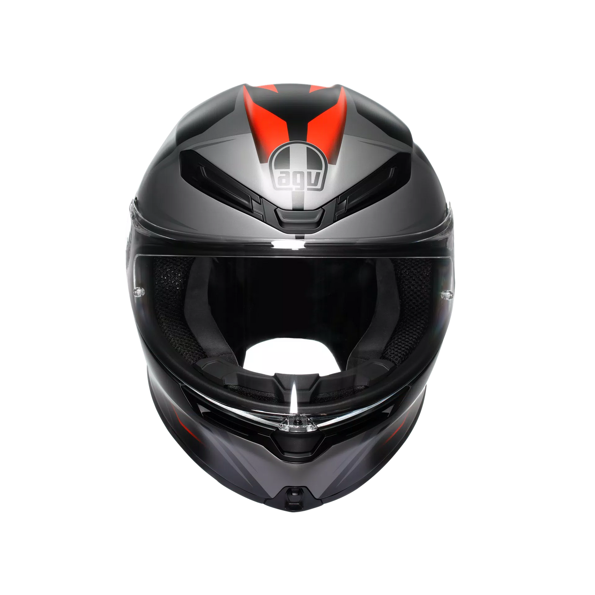 K6 S E2206, Integralhelm - Karve Matt Black/Grey/Red