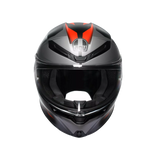 K6 S E2206, Integralhelm - Karve Matt Black/Grey/Red