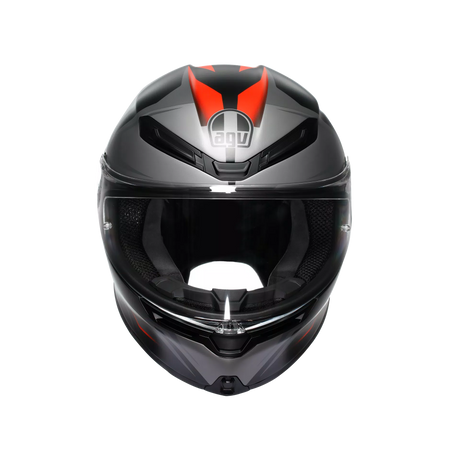 K6 S E2206, Integralhelm - Karve Matt Black/Grey/Red
