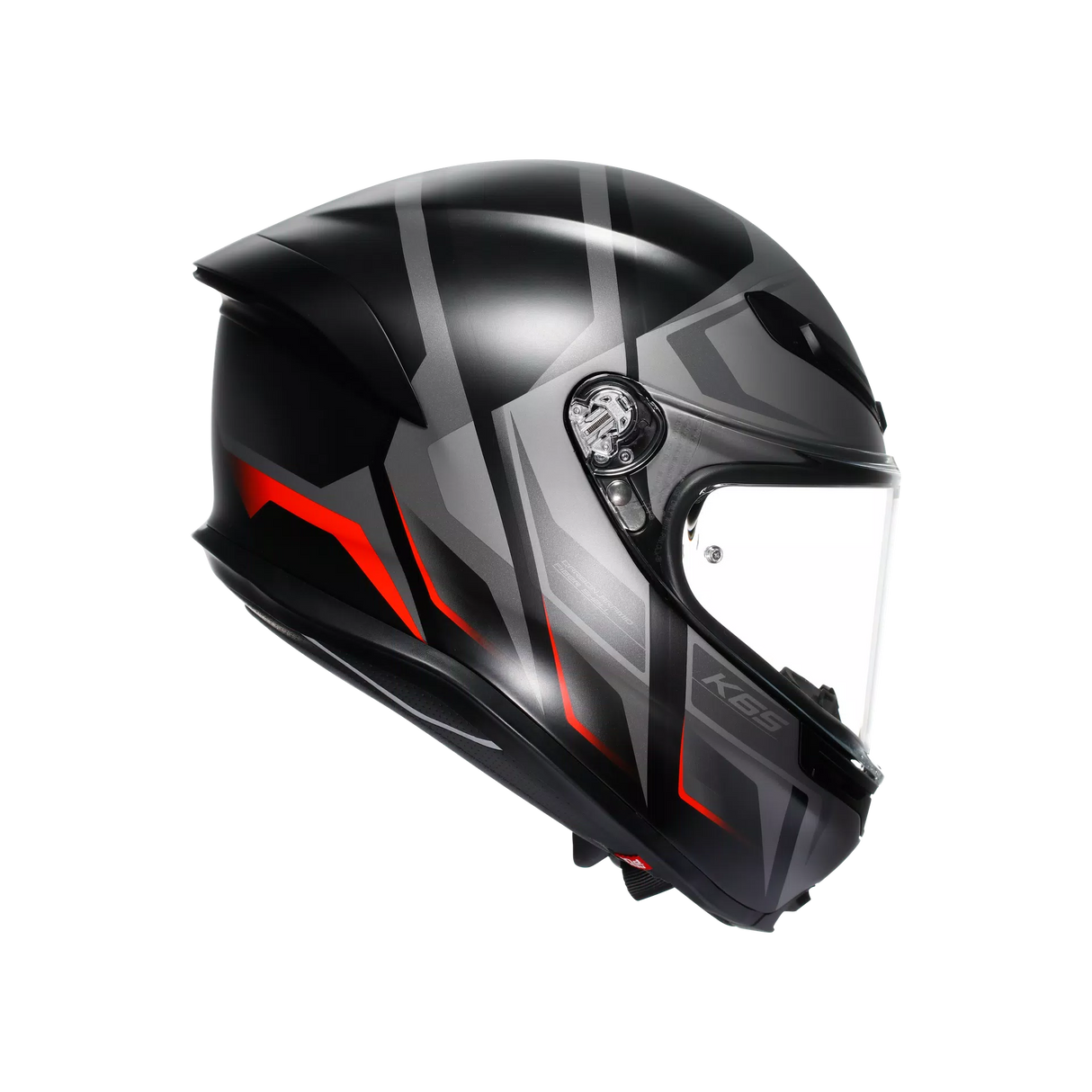 K6 S E2206, Integralhelm - Karve Matt Black/Grey/Red