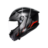 K6 S E2206, Integralhelm - Karve Matt Black/Grey/Red