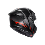 K6 S E2206, Integralhelm - Karve Matt Black/Grey/Red