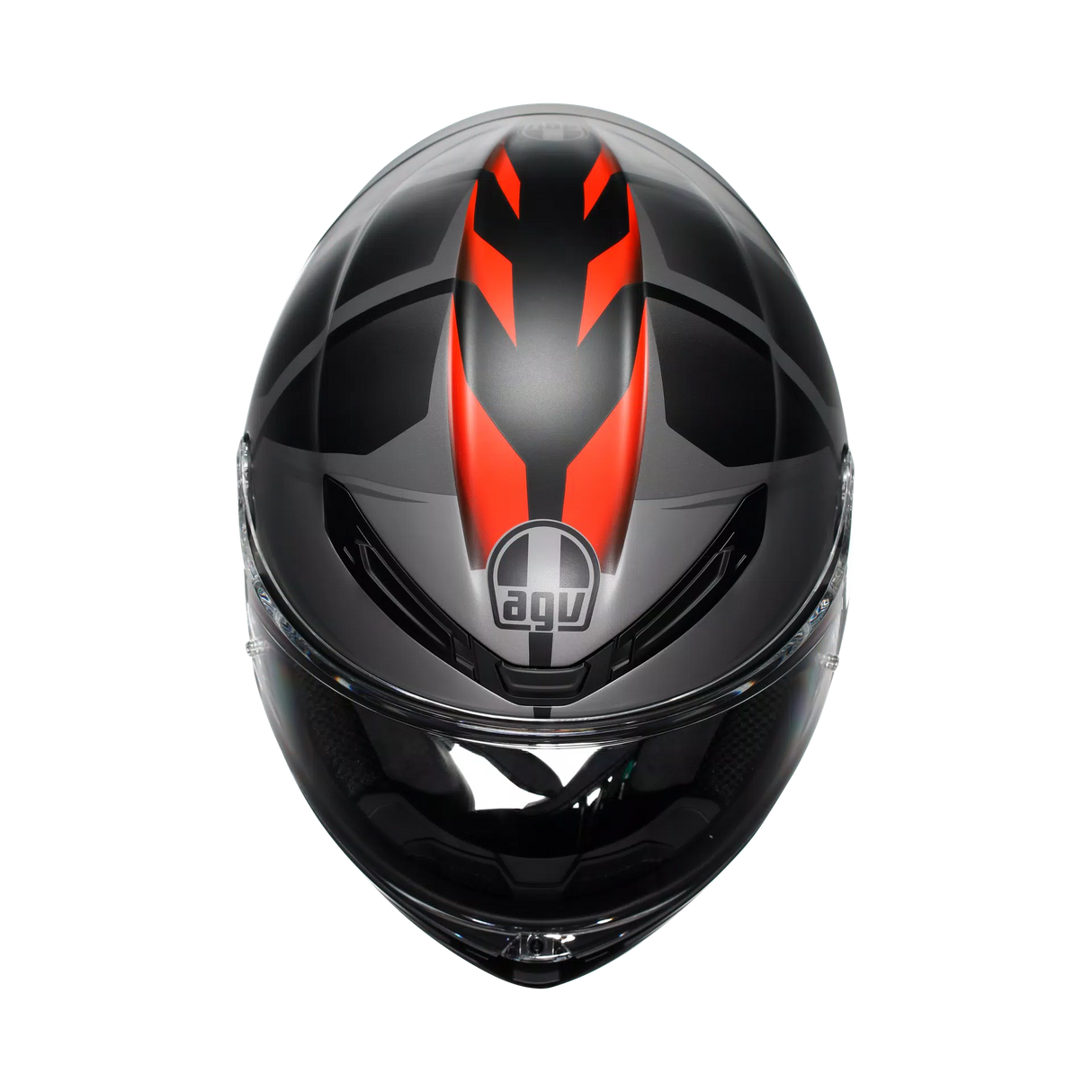 K6 S E2206, Integralhelm - Karve Matt Black/Grey/Red