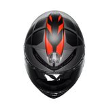 K6 S E2206, Integralhelm - Karve Matt Black/Grey/Red