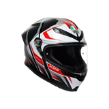 K6 S E2206, Integralhelm - Karve Matt Black/White/Red