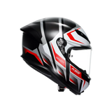 K6 S E2206, Integralhelm - Karve Matt Black/White/Red
